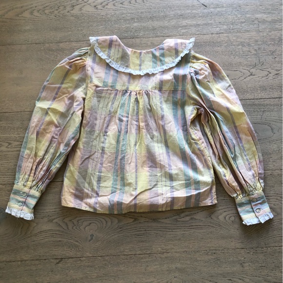 River Island Collared Stripe Blouse - Picture 6 of 12